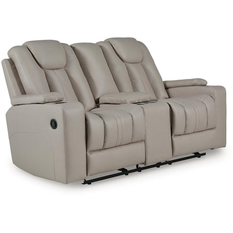  Signature Design by Ashley Elevate Edges PC8330543 Glider Reclining Loveseat with Console IMAGE 1