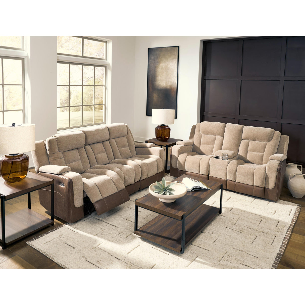  Signature Design by Ashley Mixed Motion PC8350415 Power Reclining Sofa with Adjustable Headrest IMAGE 11