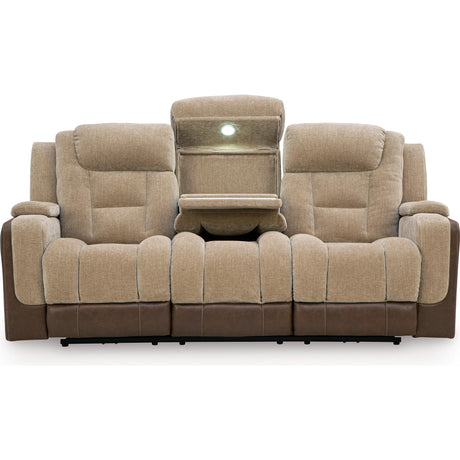  Signature Design by Ashley Mixed Motion PC8350415 Power Reclining Sofa with Adjustable Headrest IMAGE 4