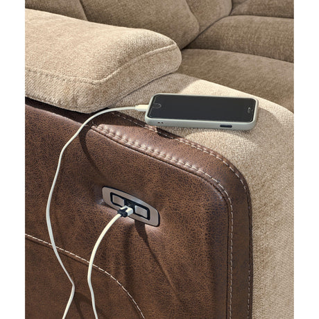  Signature Design by Ashley Mixed Motion PC8350415 Power Reclining Sofa with Adjustable Headrest IMAGE 7