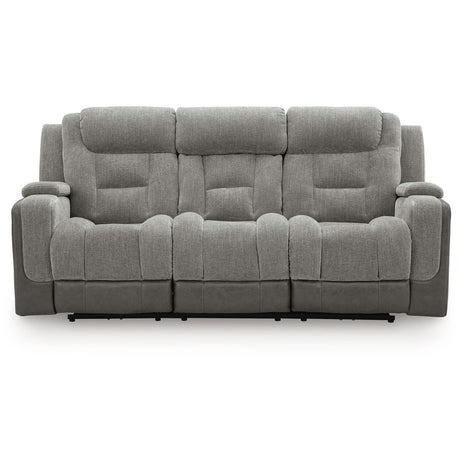  Signature Design by Ashley Mixed Motion PC8350515 Power Reclining Sofa with Adjustable Headrest IMAGE 4