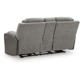  Signature Design by Ashley Mixed Motion PC8350518 Power Reclining Loveseat with Console  & Adjutasble Headrest IMAGE 3