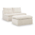  Signature Design by Ashley Fannin PC8430431 2 Armless Chairs with Ottoman IMAGE 1