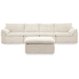  Signature Design by Ashley Fannin PC84304S1 4 pc Sectional with Ottoman IMAGE 1