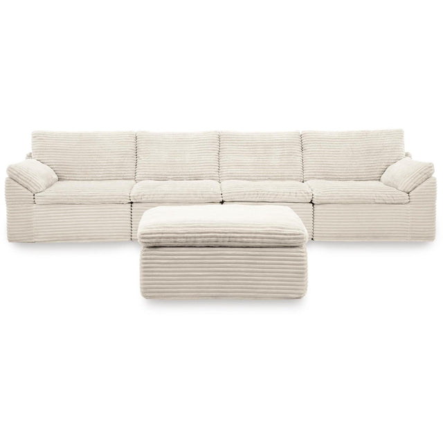  Signature Design by Ashley Fannin PC84304S1 4 pc Sectional with Ottoman IMAGE 1