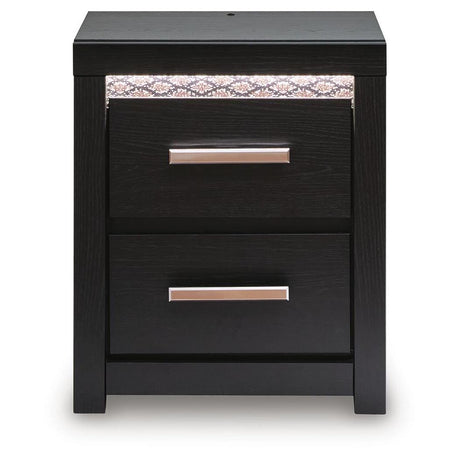  Signature Design by Ashley Brendant PCB2611-92 Two Drawer Night Stand IMAGE 2