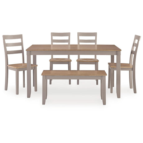  Signature Design by Ashley Harperfeld PCD403-325 Dining Room Table Set IMAGE 1
