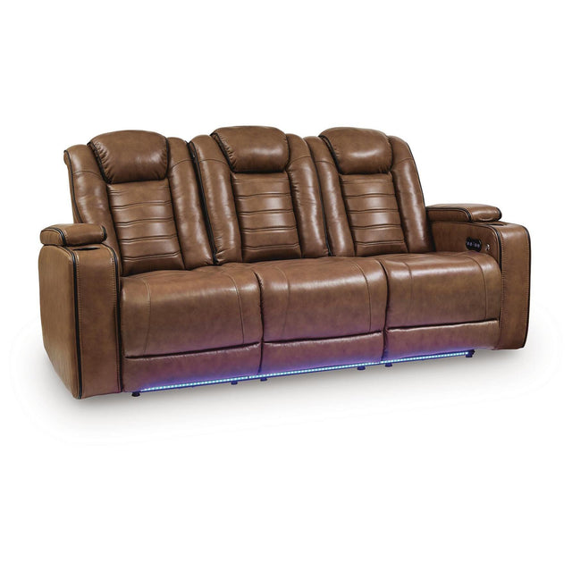  Signature Design by Ashley Gruaro PCU1420015 Power Reclining Sofa with Adjustable Headrest IMAGE 1