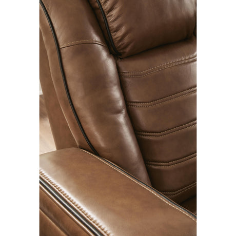  Signature Design by Ashley Gruaro PCU1420018 Power Reclining Loveseat with Console  & Adjutasble Headrest IMAGE 12