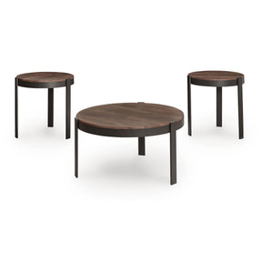  Signature Design by Ashley Horizon Hills T186-13 Occasional Table Set IMAGE 1