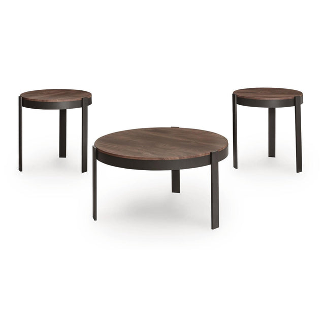  Signature Design by Ashley Horizon Hills T186-13 Occasional Table Set IMAGE 1