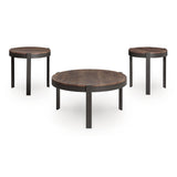  Signature Design by Ashley Horizon Hills T186-13 Occasional Table Set IMAGE 2