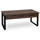  Signature Design by Ashley Wickman Falls T318-1 Rectangular Cocktail Table IMAGE 3