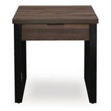  Signature Design by Ashley Wickman Falls T318-2 Square End Table IMAGE 4