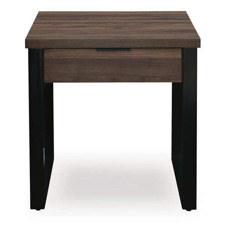  Signature Design by Ashley Wickman Falls T318-2 Square End Table IMAGE 4