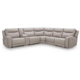  Benchcraft Gravier U13300S5 6 pc Power Reclining Sectional with Storage Console IMAGE 1