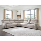  Benchcraft Gravier U13300S5 6 pc Power Reclining Sectional with Storage Console IMAGE 5