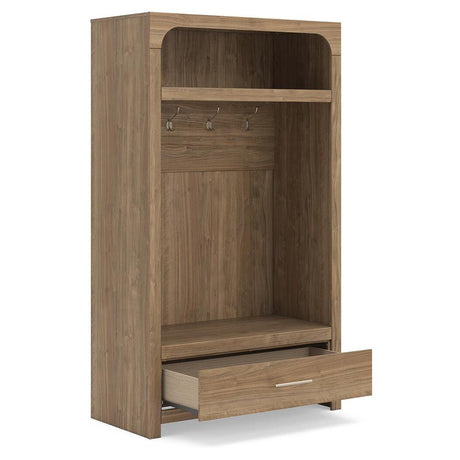  Signature Design by Ashley Dovander W1121-79 Hall Tree with Storage Bench IMAGE 2
