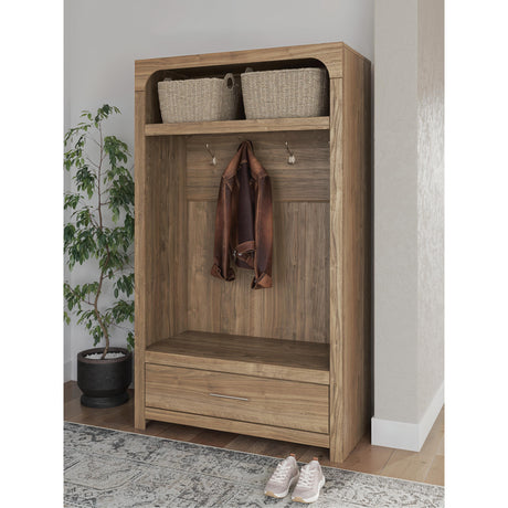  Signature Design by Ashley Dovander W1121-79 Hall Tree with Storage Bench IMAGE 8