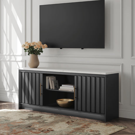  Signature Design by Ashley Cadmori W2616-468 XL TV Stand with Fireplace Option IMAGE 10
