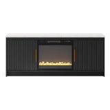  Signature Design by Ashley Cadmori W2616W1 63" TV Stand with Electric Fireplace IMAGE 4
