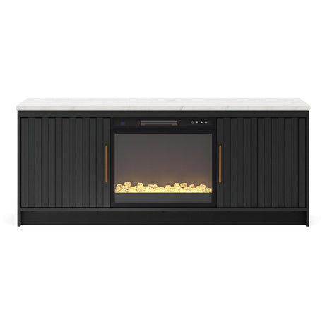  Signature Design by Ashley Cadmori W2616W1 63" TV Stand with Electric Fireplace IMAGE 4