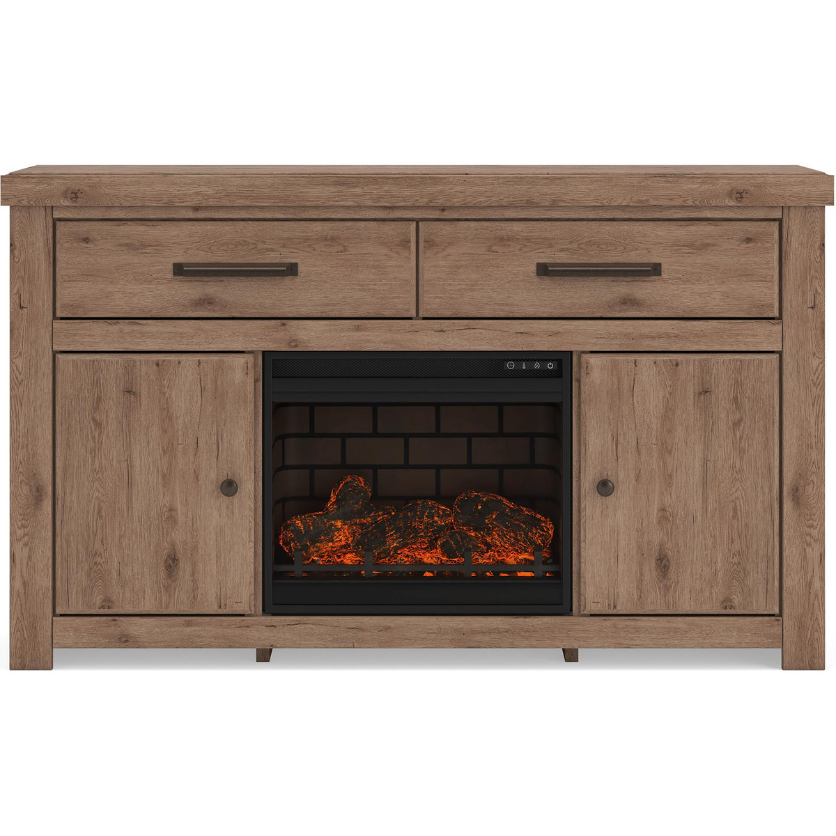  Signature Design by Ashley Garistyn W2844W1 62" TV Stand with Electric Fireplace IMAGE 2