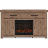  Signature Design by Ashley Garistyn W2844W1 62" TV Stand with Electric Fireplace IMAGE 2
