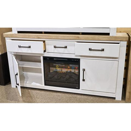  Signature Design by Ashley Savonport W4615-268 XL TV Stand with Fireplace Option IMAGE 2