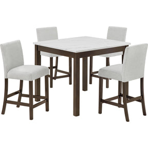  Crown Mark Dinettes 5-Piece 1715SET-BRN IMAGE 1