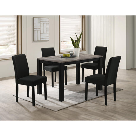  Crown Mark Resia Dining Table with Faux Marble Top 2120CC-T-3048 IMAGE 3