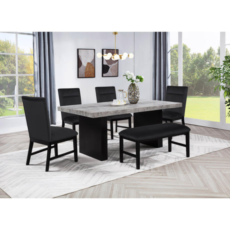  Crown Mark Sebastian Bench 2225-BENCH-BK IMAGE 2