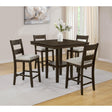  Crown Mark Dinettes 5-Piece 2631SET-BRN IMAGE 1