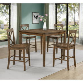  Crown Mark Dinettes 5-Piece 2753SET-BRN IMAGE 1
