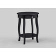  Crown Mark Occasional Tables Chairside Tables 4903BK IMAGE 1