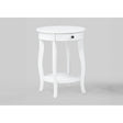  Crown Mark Occasional Tables Chairside Tables 4903WH IMAGE 1