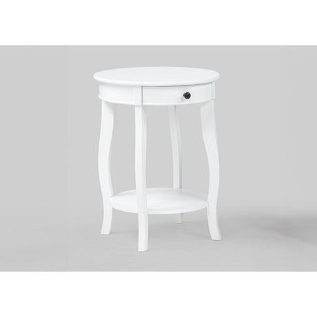  Crown Mark Occasional Tables Chairside Tables 4903WH IMAGE 1