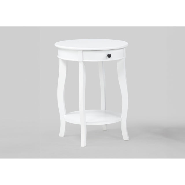  Crown Mark Occasional Tables Chairside Tables 4903WH IMAGE 1