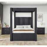  Crown Mark Beds Queen 5117BK-Q-HBFB/5117BK-KQ-RAIL/5117BK-KQ-POST IMAGE 3