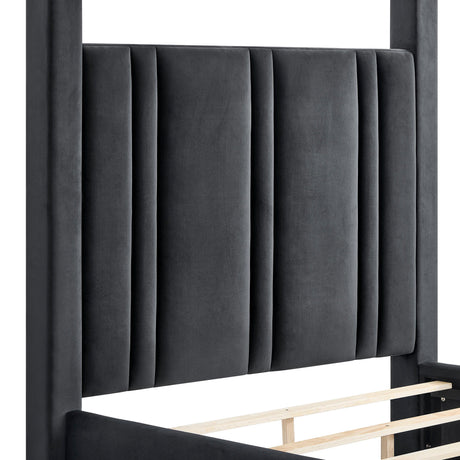  Crown Mark Beds Queen 5117BK-Q-HBFB/5117BK-KQ-RAIL/5117BK-KQ-POST IMAGE 4