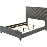  Crown Mark Zane Queen Upholstered Panel Bed B9275-Q-HBFB/B9275-KQ-RAIL IMAGE 2