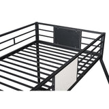  Furniture of America Molton FM-BK904BK-TF Twin/Full Metal Bunkbed IMAGE 2