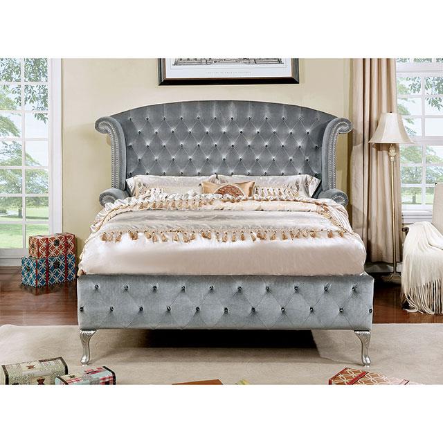  Furniture of America Alzir FM7150GY-M Mirror IMAGE 1