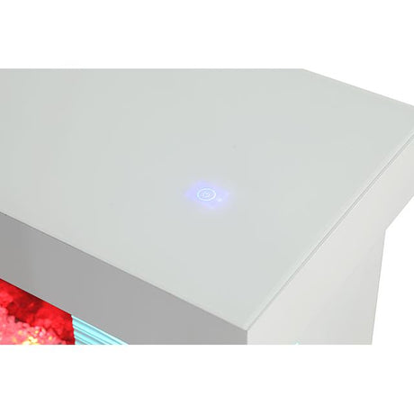  Furniture of America Medea FM-AC8011WH-TV 71" TV Stand with Electric Fire Place IMAGE 5