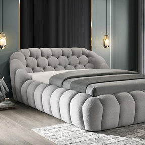  Furniture of America Newquay FM7260GY-EK-BED King Bed IMAGE 1