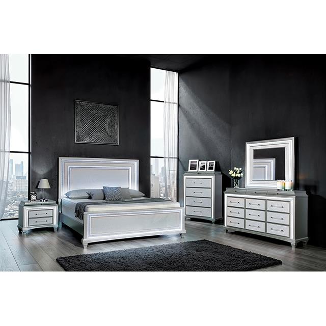  Furniture of America Galea FM74006SV-M Mirror IMAGE 2
