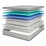  Furniture of America Salvia DM2112-F 12" Full Hybrid Pocket Coil Mattress IMAGE 3