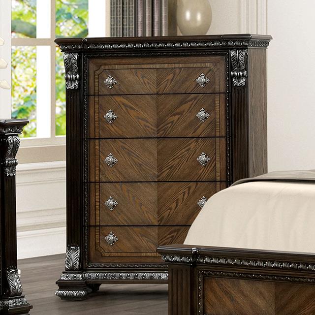  Furniture of America Promenade FM70002DB-C Chest IMAGE 1
