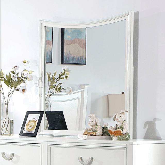  Furniture of America Lycoris CM7477WH-M Mirror IMAGE 1