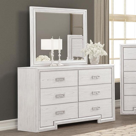  Furniture of America Basilone FM7440WH-D Dresser IMAGE 1
